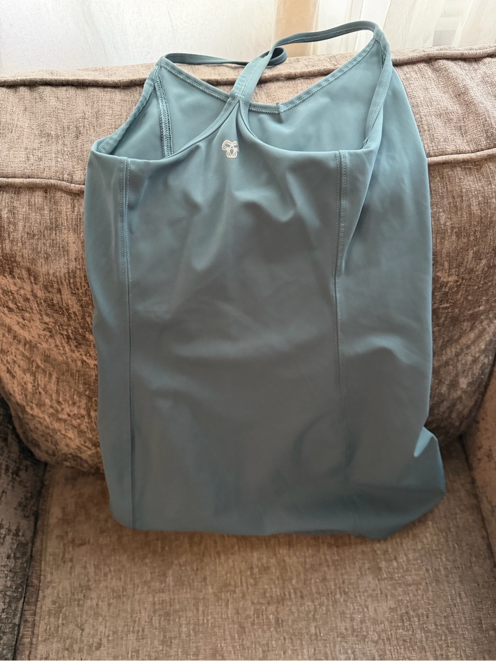 TNA Blue-Green Cami Dress